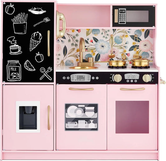 Best Pretend Kitchen Wooden Toy Set for Kids