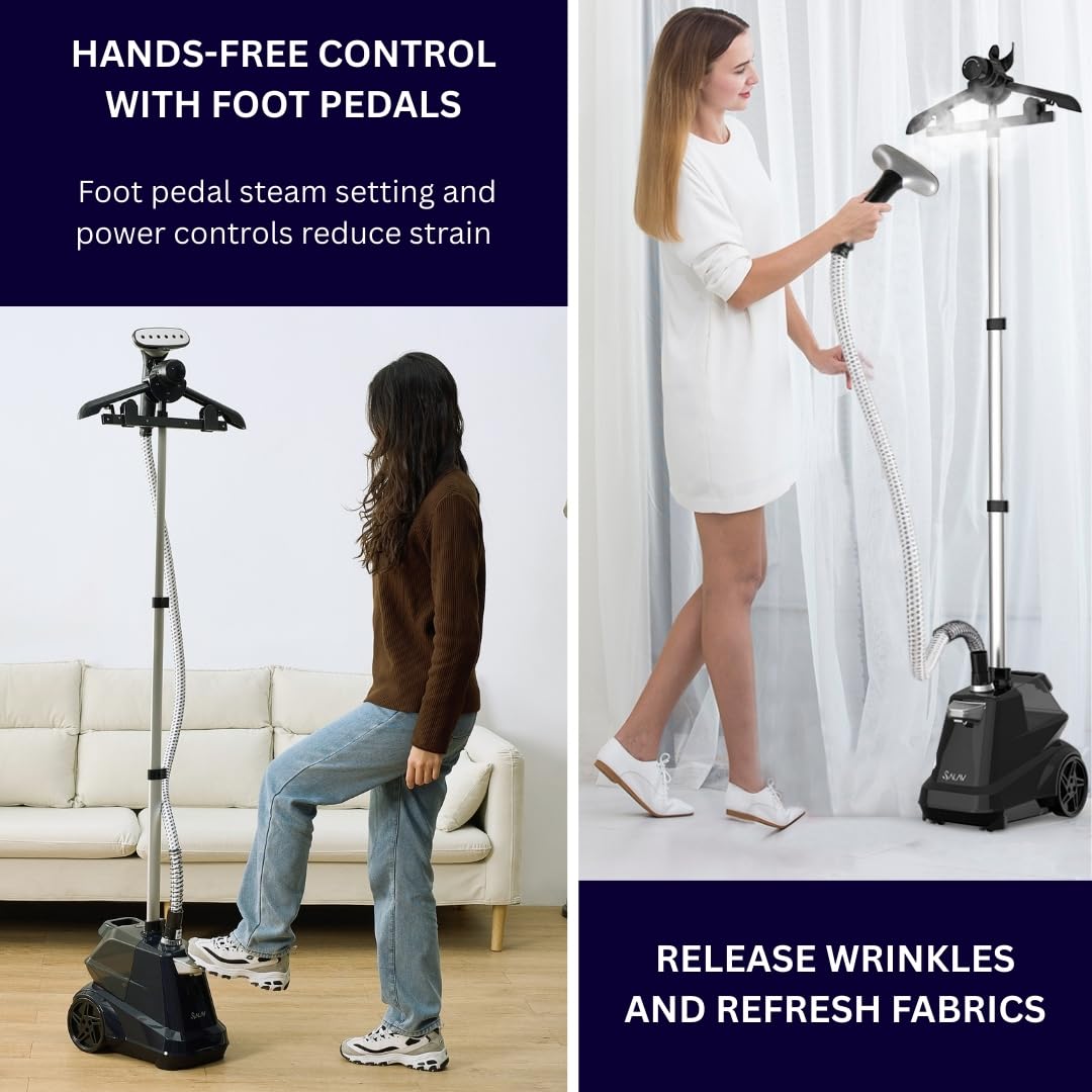 SALAV Heavy Duty Full-Size Garment Steamer 1800W