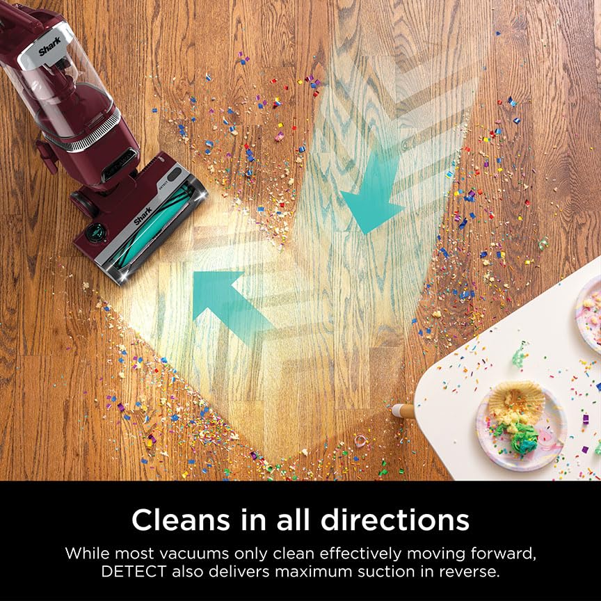 SHARK DETECT Lift-Away Corded Vacuum with Self-Cleaning Brushroll