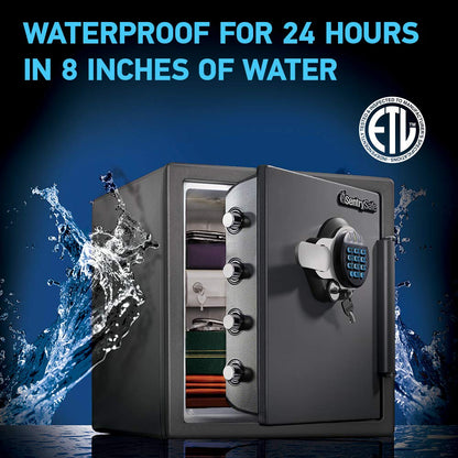SENTRYSAFE Digital Safe Box - Waterproof & Fireproof Alloy Steel