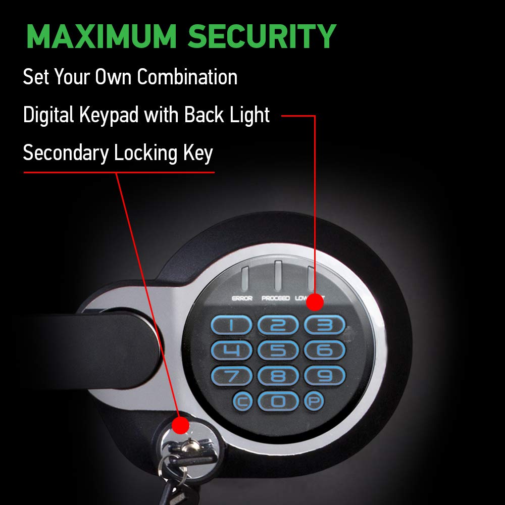 SENTRYSAFE Digital Safe Box - Waterproof & Fireproof Alloy Steel