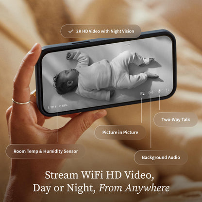 OWLET Dream Sight Gen 3 Smart Baby Monitor | 2K HD Camera