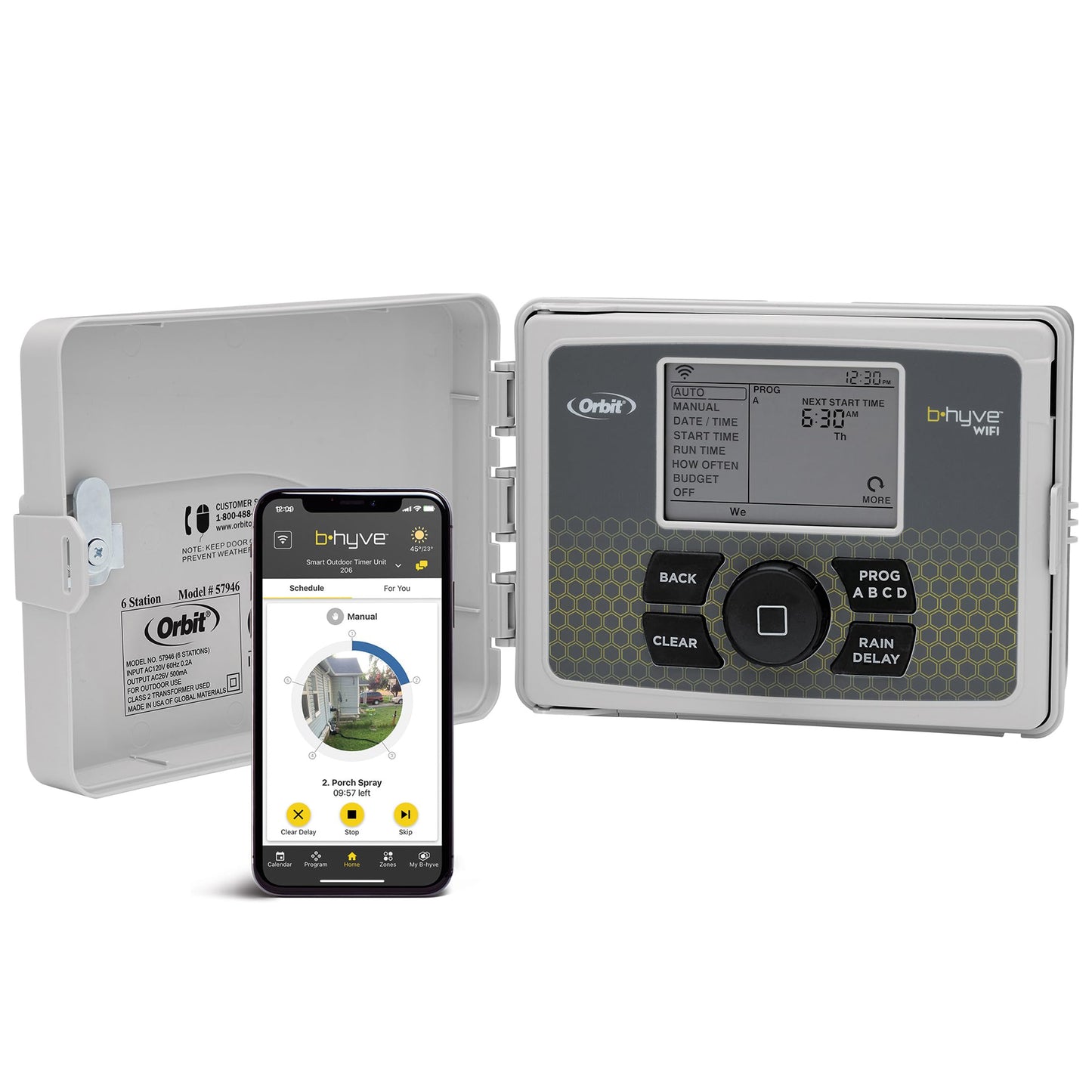 ORBIT B-hyve 6-Zone Smart Sprinkler Controller
